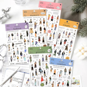 Fashion Girl Street Snap Series Stickers