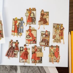 Fashion Note Series European Style Decorative Stickers fashion note series european style decorative stickers b8