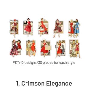Fashion Note Series European Style Decorative Stickers fashion note series european style decorative stickers sku 1