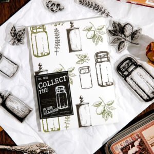 favorite four seasons series vintage silicone stamps b2