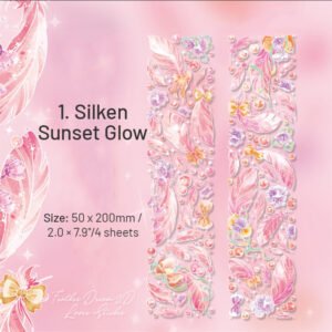feather dreams hot stamping feather stickers sku 1