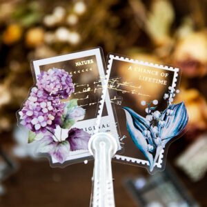 film and flower pet stickers b2