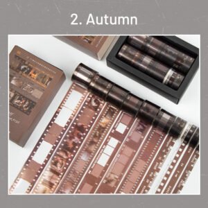 film pet tape set 10 rolls scenery winter autumn cat sku 2