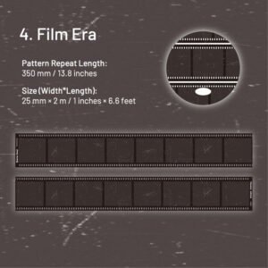 film streamer series nostalgic film pet tape sku 4