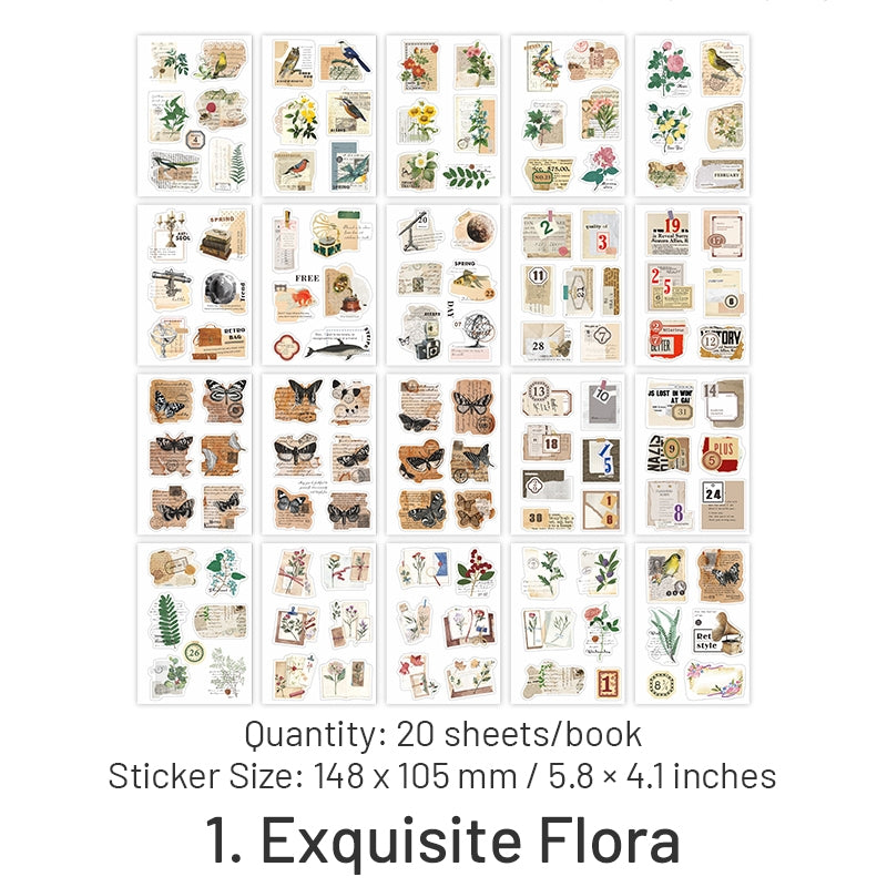 floating-clouds-in-the-human-world-series-vintage-decorative-sticker-book-sku-1 floating clouds in the human world series vintage decorative sticker book sku 1