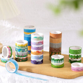 Cute Romantic Landscaping Washi Tape Set