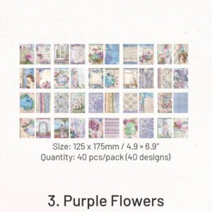Flora Collect Retro Oil Painting Scrapbook Paper flora collect retro oil painting scrapbook paper sku 3