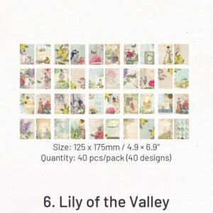 Flora Collect Retro Oil Painting Scrapbook Paper flora collect retro oil painting scrapbook paper sku 6