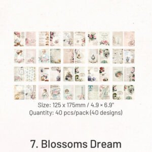 Flora Collect Retro Oil Painting Scrapbook Paper flora collect retro oil painting scrapbook paper sku 7