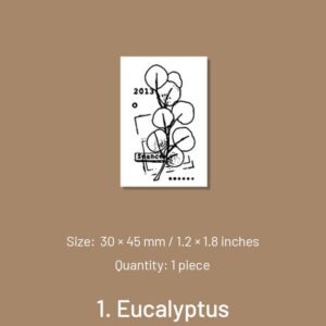 flora wooden rubber stamp daisy baby s breath sku 1