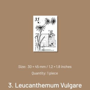 flora wooden rubber stamp daisy baby s breath sku 3