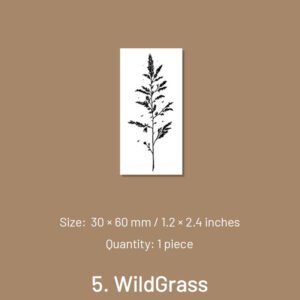 flora wooden rubber stamp daisy baby s breath sku 5