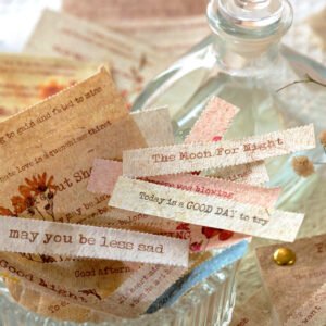 Floral Artistic English Text Strip Scrapbook Paper Book floral artistic english text strip scrapbook paper book b4