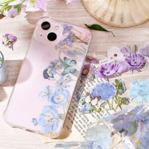 floral blossoms in full garden retro artistic pet tape b3