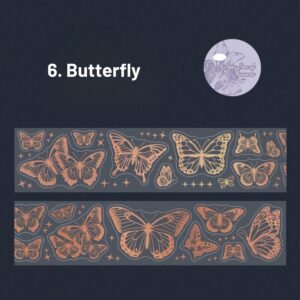 floral hot stamping decorative tape11