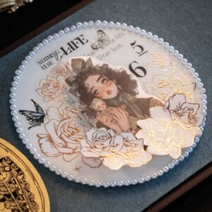 floral hot stamping decorative tape4