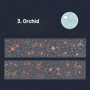 floral hot stamping decorative tape8