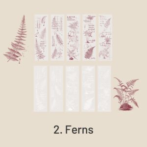 floral plant vintage tracing paper paper pad sku 2