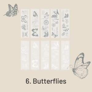 floral plant vintage tracing paper paper pad sku 6