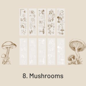 floral plant vintage tracing paper paper pad sku 8