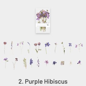 Florescence Vendor Creative Boxed Clear Transparent Flower Stickers florescence vendor creative boxed pet flower stickers sku 2