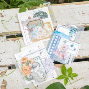 flower and film pet decorative sticker b4