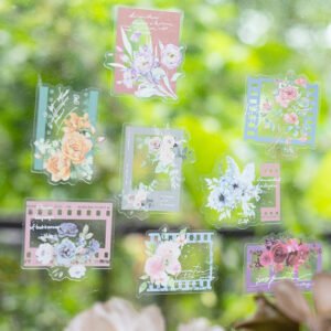 flower and film pet decorative sticker b5