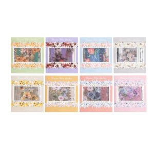 flower and film pet decorative sticker b6