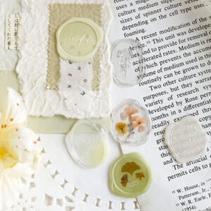Flower and Plant Wax Seal Dripping Glue Stickers flower and plant wax seal dripping glue stickers b3