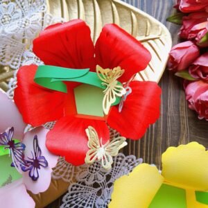 flower basket carbon steel crafting dies scrapbooking die cuts6