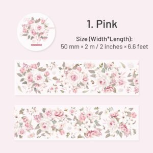 flower botanical pet decorative tape sku 1