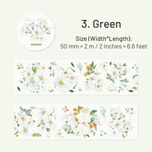 flower botanical pet decorative tape sku 3