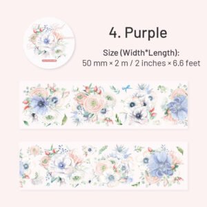 flower botanical pet decorative tape sku 4