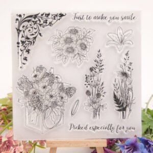 Flower Clear Silicone Stamp