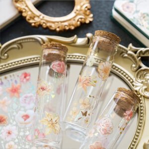 Flower Hot Stamping Gold Sticker Sheets flower hot stamping gold sticker sheets b4