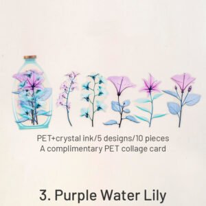 Flower of Life Series Plant Clear Transparent Stickers flower of life series plant pet stickers sku 3