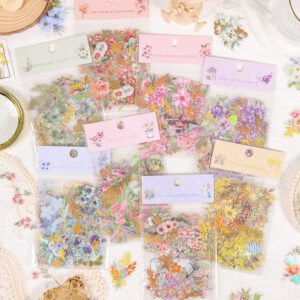 flower pet decorative stickers b1