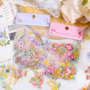 flower pet decorative stickers b3
