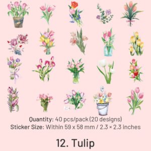 flower pet decorative stickers sku 12