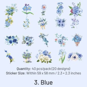 flower pet decorative stickers sku 3