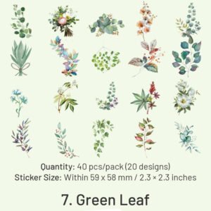 flower pet decorative stickers sku 7