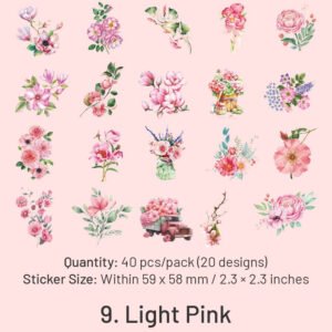 flower pet decorative stickers sku 9