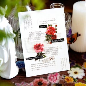 flower pet stickers rose hydrangea sunflower tulip b3