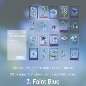 flower post series pet plant stamp sticker pack sku 3