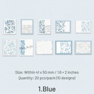 flower stamp style decorative paper sku 1