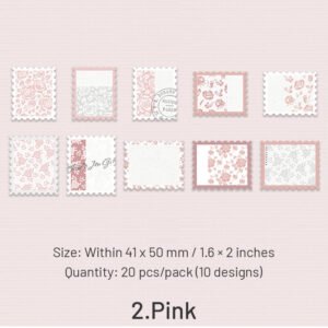 flower stamp style decorative paper sku 2