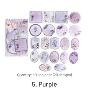 Flower Themed Label Stickers flower themed label stickers sku 5