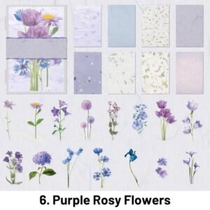 flower words series boxed special flower shaped stickers16 de59ac83 98df 4356 ad62 d039ceb5c823