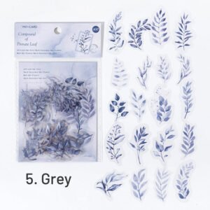 flowing light retro botanical pet sticker pack sku 5