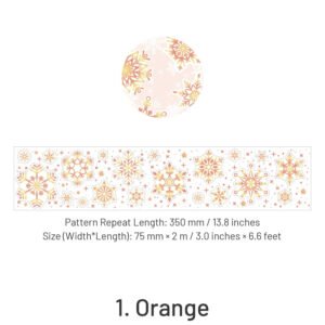 Fluffy Wind Series Holographic Snowflake Tape fluffy wind series holographic snowflake tape sku 1